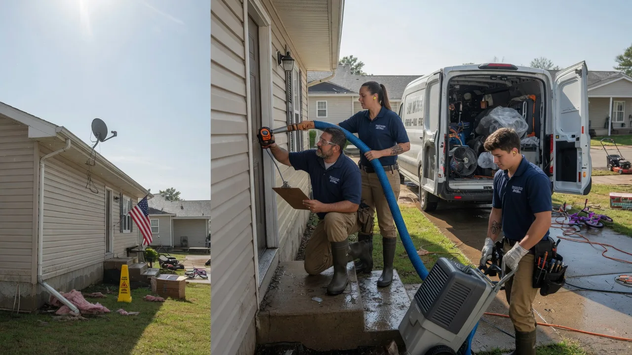Ceiling Water Damage Restoration in Rootstown, OH near me